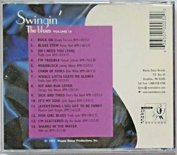 SWINGIN' THE BLUES - CD - Volume III - BRAND NEW - Image 3