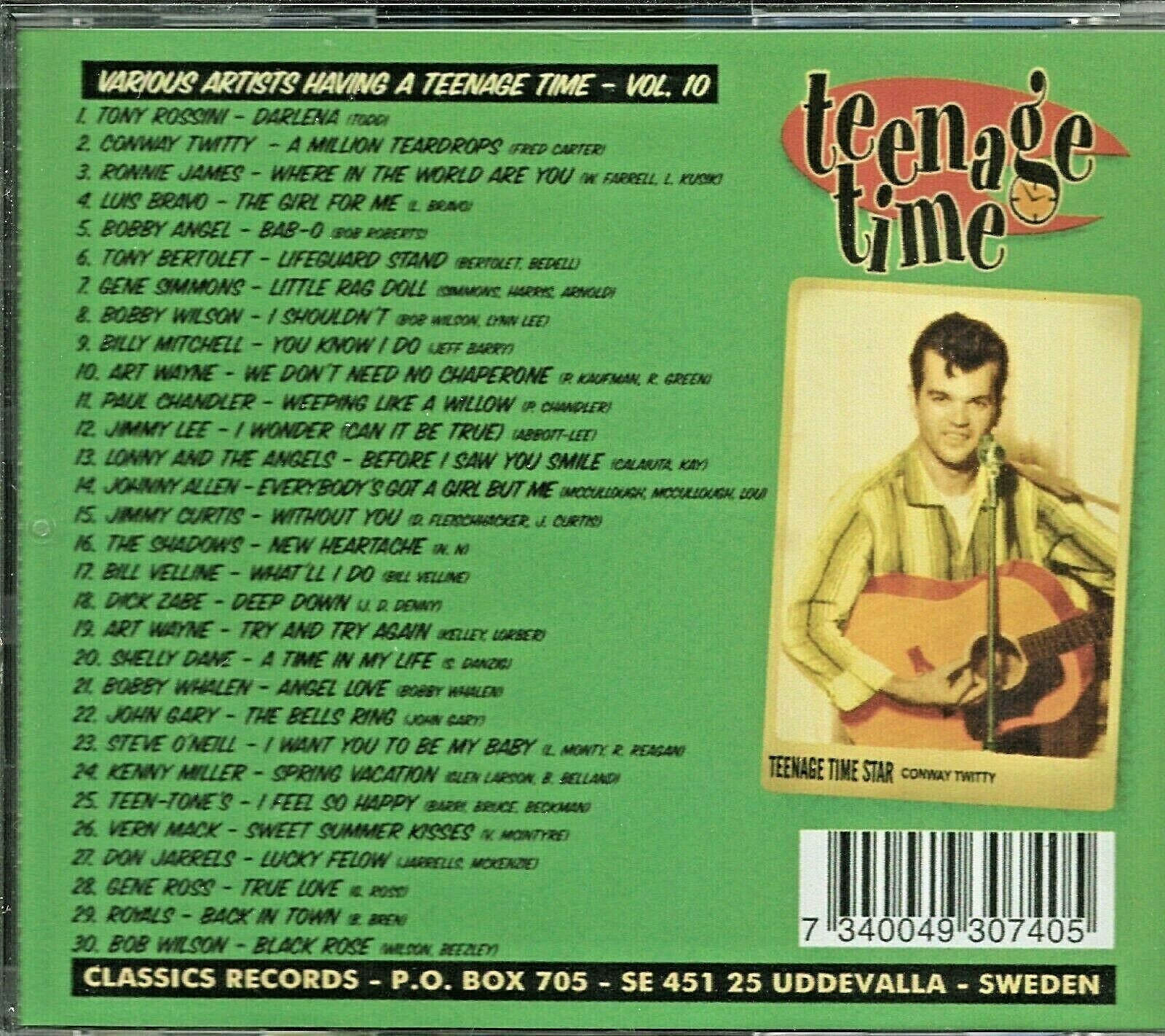 TEENAGE TIME - CD - Volume 10 - Various Artists - BRAND NEW - Image 3