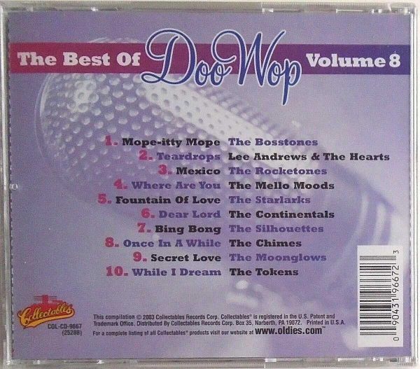 THE BEST OF DOO WOP - CD - Volume 8 - Brand New - Image 3