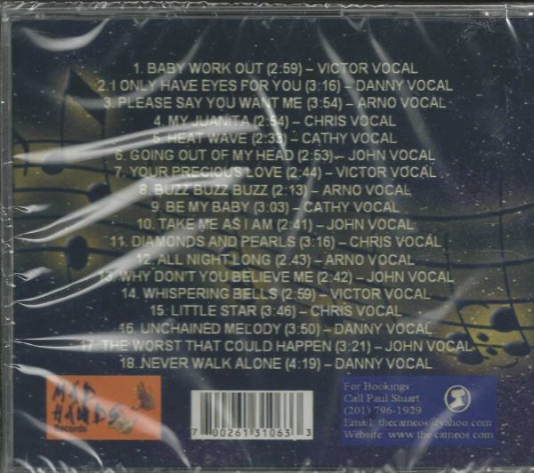 THE CAMEOS - CD -  Jukebox Memories - BRAND NEW - Image 3
