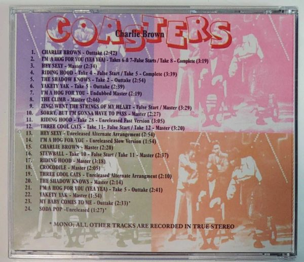 THE COASTERS - CHARLIE BROWN   CD   BRAND NEW - Image 3