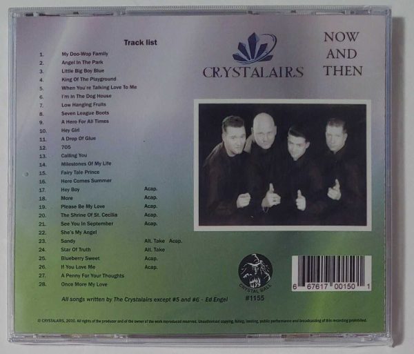 THE CRYSTALAIRS - NOW AND THEN   CD   BRAND NEW - Image 3