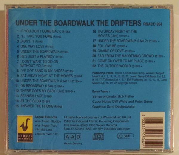 THE DRIFTERS - ANTHOLOGY FIVE   UNDER THE BOARDWALK   CD BRAND NEW - Image 3