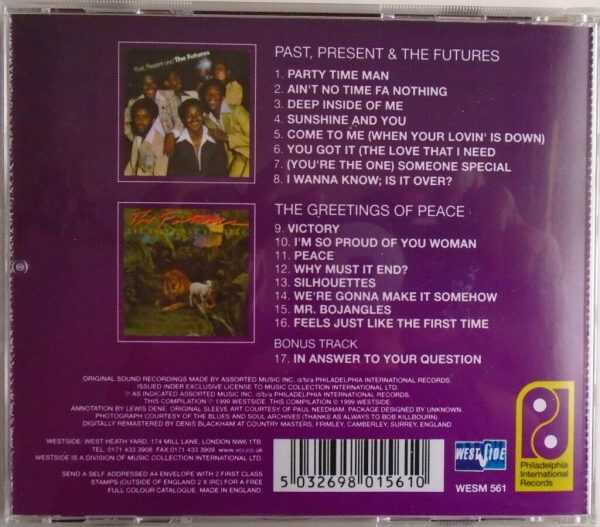 THE FUTURES - CD - Past, Present & Futures - The Greetings of Peace - LIKE NEW - Image 3