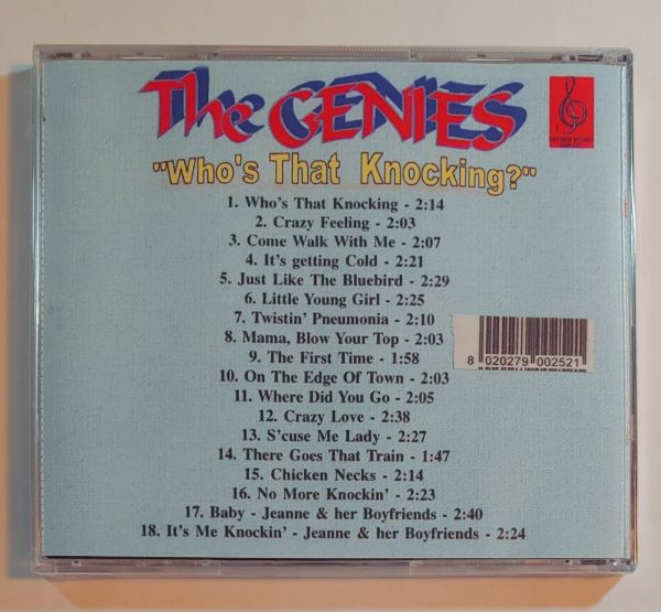 THE GENIES - WHO'S THAT KNOCKIN  CD BRAND NEW - Image 3