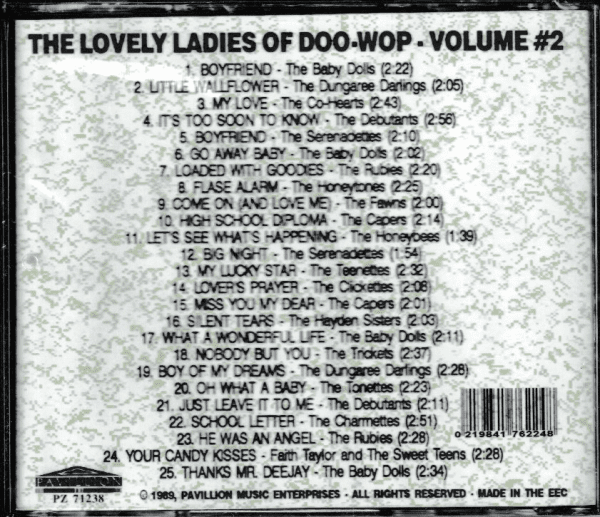 THE LOVELY LADIES OF DOO WOP CD VOL 2 - BRAND NEW - Image 3