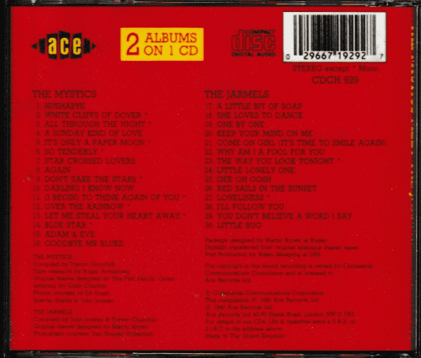 THE MYSTICS MEET THE JARMELS CD BRAND NEW - Image 3
