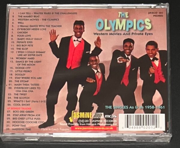THE OLYMPICS - WESTERN MOVIES & PRIVATE EYES - CD BRAND NEW - Image 3