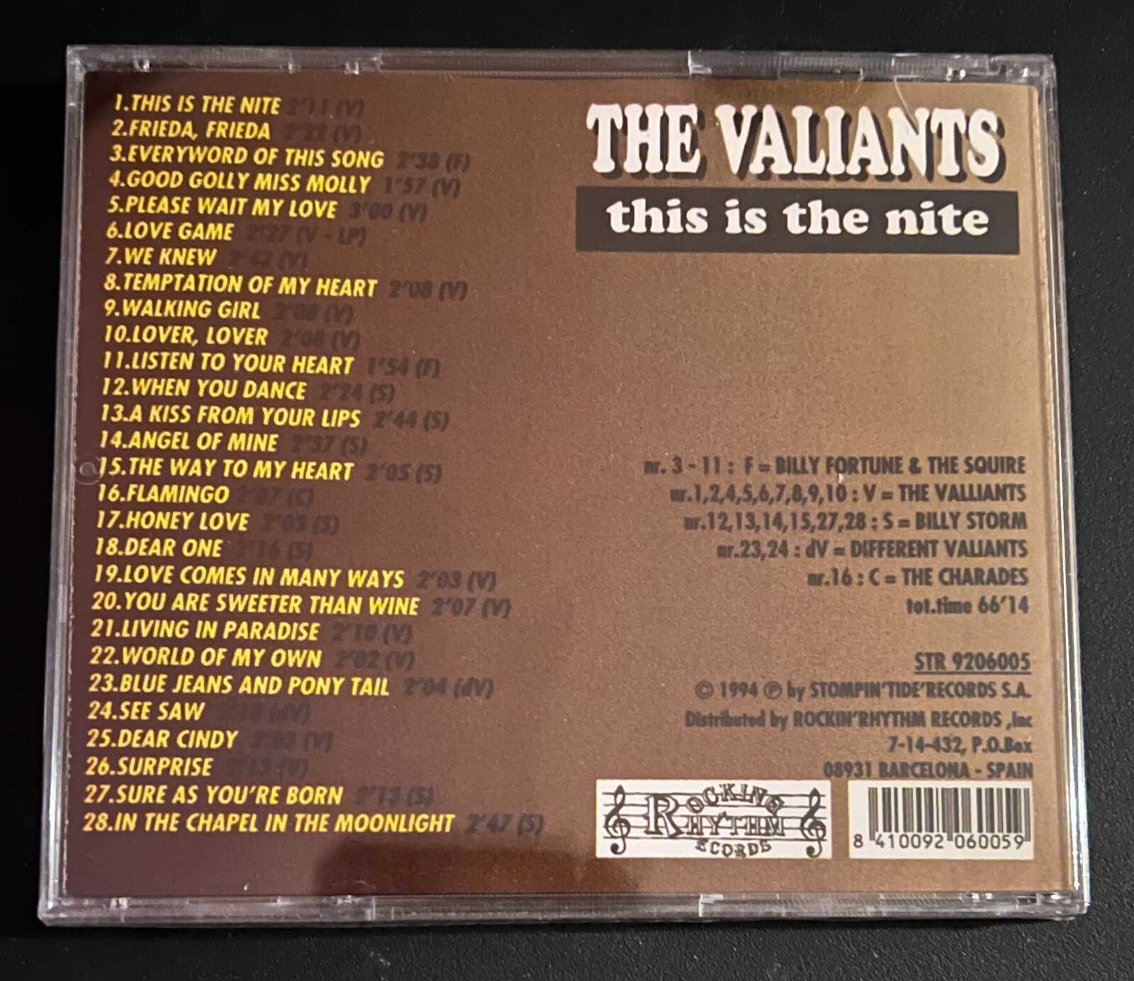 THE VALIANTS - THIS IS THE NITE - CD BRAND NEW - Image 3