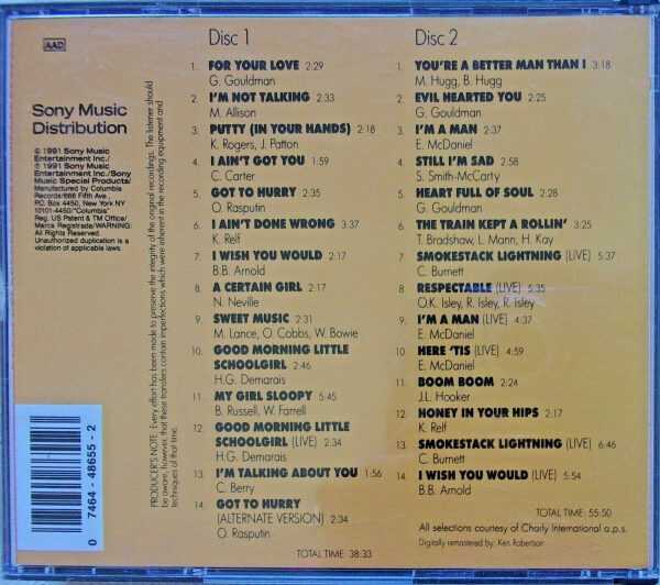 THE YARDBIRDS - CD (2 DISCS) - Smokestack Lightning - Vol. 1 - LIKE NEW - Image 3