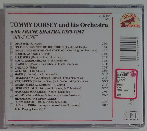 TOMMY DORSEY & FRANK SINATRA- 1935-1947   CD BRAND NEW - Image 3