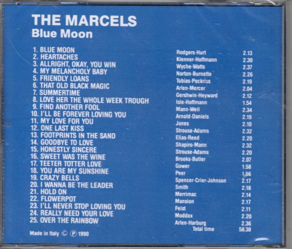 The Marcels - Blue Moon - CD - Brand New - Image 3