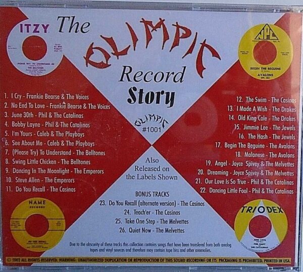 The OLIMPIC RECORD STORY - CD - Brand New - Image 3