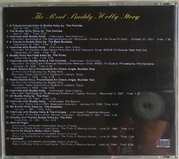 The Real BUDDY HOLLY Story - CD - BRAND NEW - Image 3
