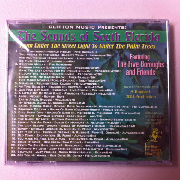 The Sounds of South Florida CD -  The Five Boroughs and Friends   BRAND NEW - Image 3