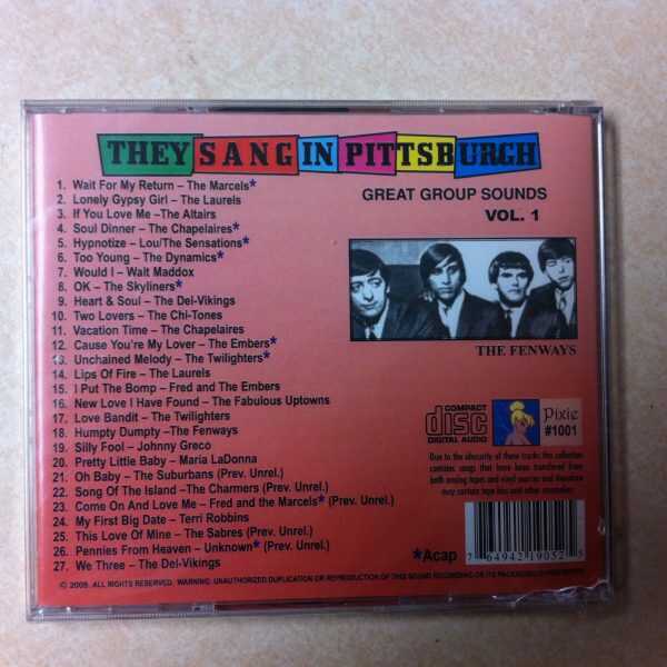 They Sang in Pittsburgh CD  -  Volume 1  Brand New  27 Tracks on Pixie - Image 3