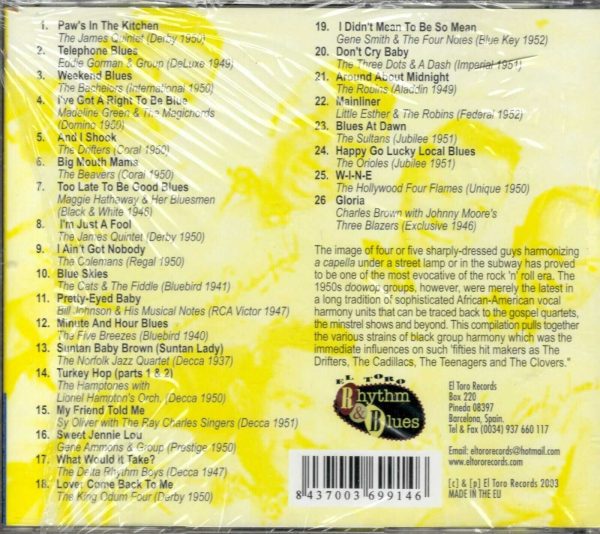Too Late to Be Good: Vocal Harmony Vanguard by Various Artists - CD - Brand New - Image 3