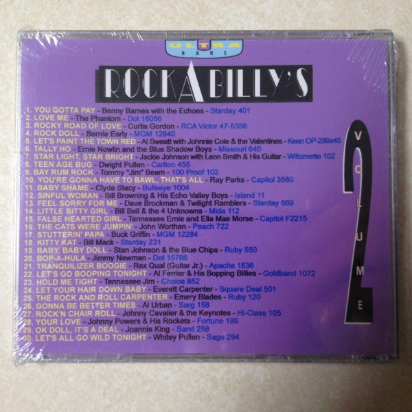 ULTRA RARE ROCKABILLYS VOL. 2  -  AUDIO CD - Image 3