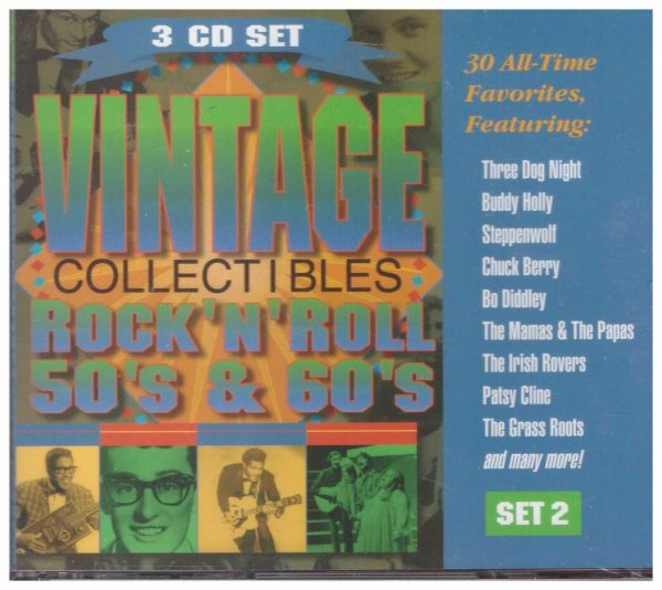 VINTAGE COLLECTIBLES - 3 CD SET - Rock 'N' Roll 50's & 60's - BRAND NEW