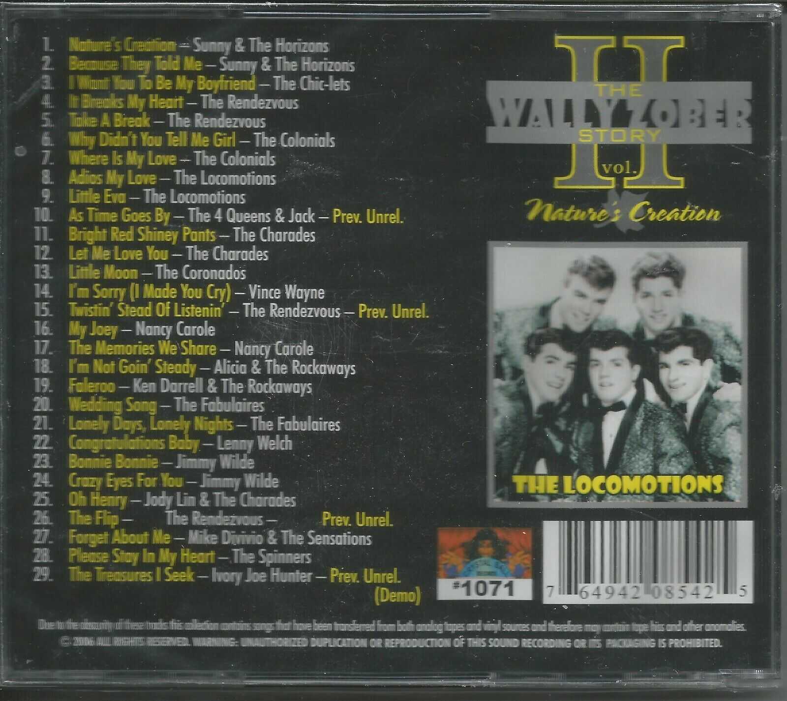 WALLY ZOBER - THE STORY VOL 2 - CD - BRAND NEW - Image 3