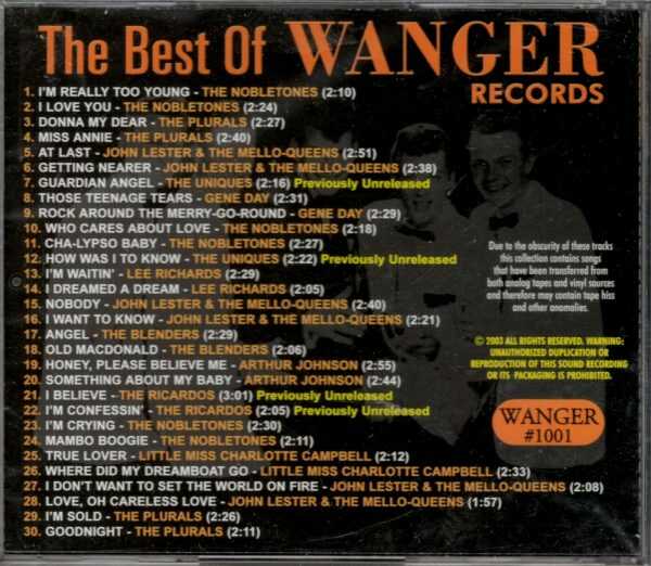 Wanger Records - The Best of Wanger Records - CD - Brand New - Image 3