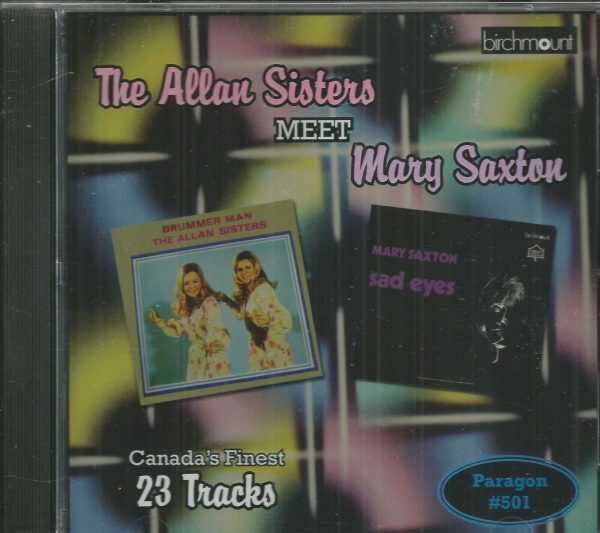 ALLAN SISTERS MEET MARY SAXTON CD    BRAND NEW