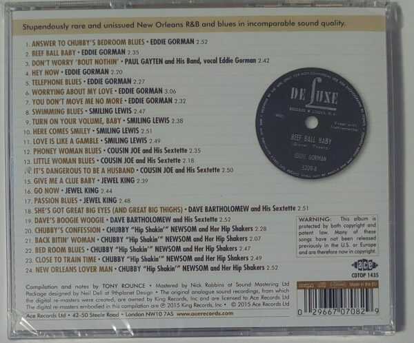 BEEF BALL BABY  -  THE NEW ORLEANS R&B SESSIONS   CD     BRAND NEW - Image 3