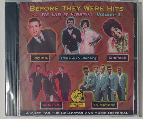 BEFORE THEY WERE HITS -  VOL 3   CD     BRAND NEW