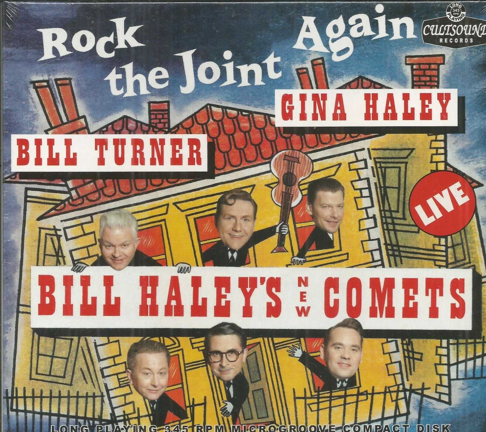BILL HALEY'S NEW COMETS CD - ROCK THE JOINT AGAIN Brand New Cultsound Label