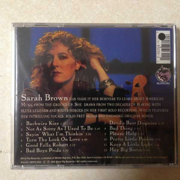 BROWN, SARAH - SAYIN WHAT I'M THINKIN -  BRAND NEW CD - Image 3