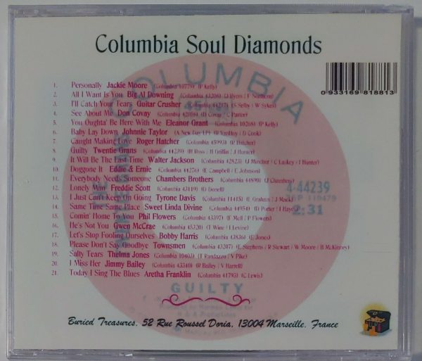 BURIED TREASURE PRES. - COLUMBIA SOUL DIAMONDS   CD  BRAND NEW - Image 3