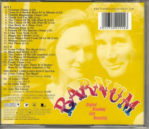 Barnum (Original Broadway Cast Recording) - CD - Image 3