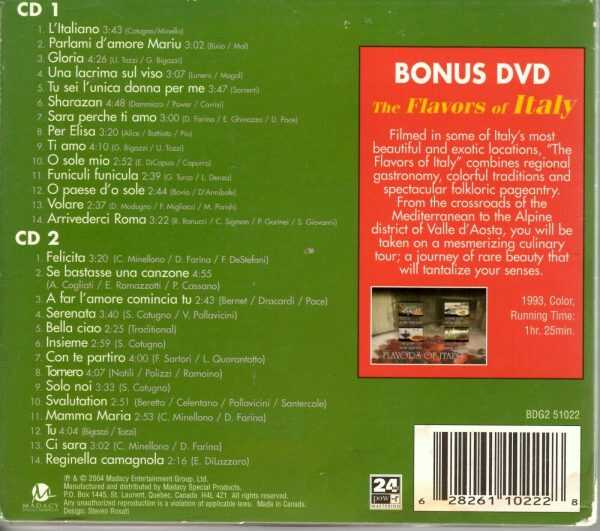 Best Of Italy - 2 CD's + Bonus DVD - Image 3