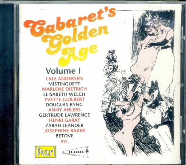 CABARET'S GOLDEN AGE - VOL 1 - CD - BRAND NEW