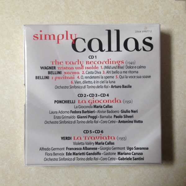 CALLAS, MARIA - SIMPLY CALLAS  -  CD - Image 3