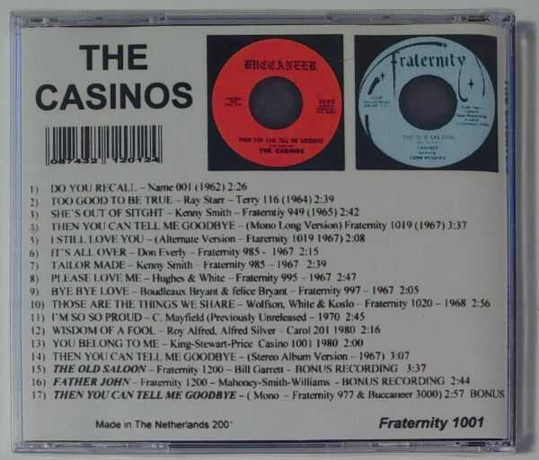 CASINOS - THEN YOU CAN TELL ME GOODBYE   CD   BRAND NEW - Image 3
