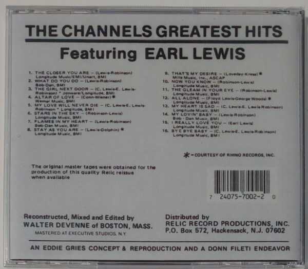 CHANNELS - GREATEST HITS   CD  BRAND NEW - Image 3