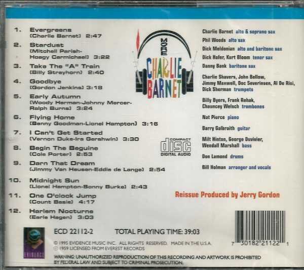 CHARLIE BARNET & HIS ORCHESTRA - More - CD - LIKE NEW - Image 3