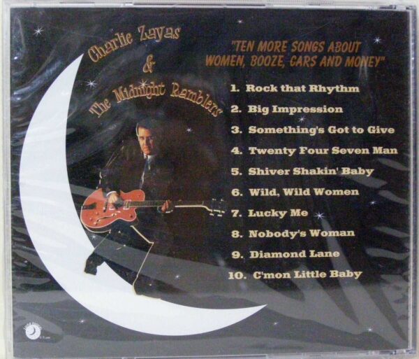 CHARLIE ZAYAS AND THE MIDNIGHT RAMBLERS - TEN MORE SONGS - CD - BRAND NEW - Image 3