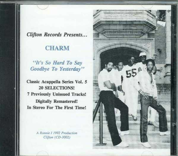 CHARM - CD - It's So Hard To Say Goodbye To Yesterday - BRAND NEW