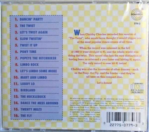 CHUBBY CHECKERS - CD - Greatest Hits - BRAND NEW - Image 3