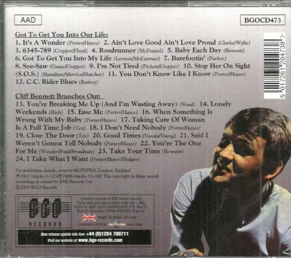 CLIFF BENNETT-CD-Got To Get You Into Our Life-Cliff Bennett Branches-LIKE NEW - Image 3