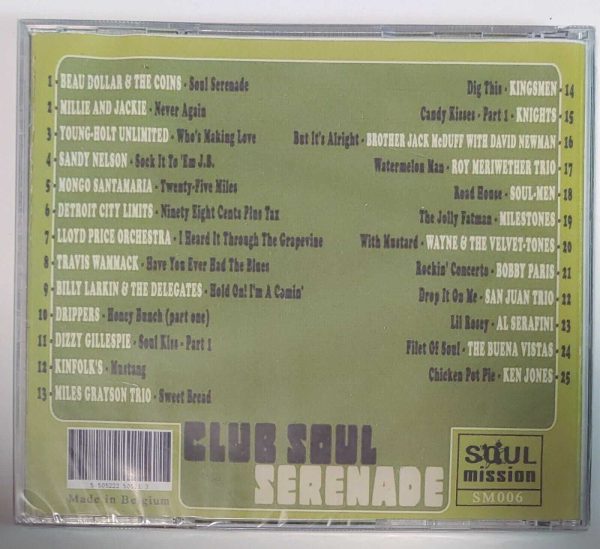 CLUB SOUL SERENADE   CD   BRAND NEW - Image 3