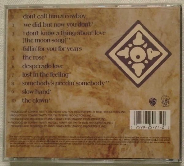 CONWAY TWITTY #1'S - Warner Bros Years - BRAND NEW - CD - Image 3