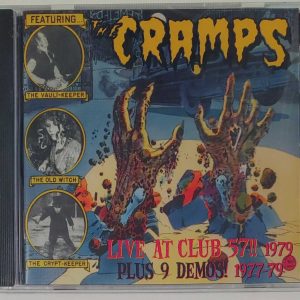CRAMPS - LIVE AT CLUB 57 1979 PLUS 9 DEMOS   CD   BRAND NEW