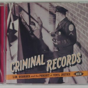 CRIMINAL RECORDS - LAW DISORDER & PURSUIT OF VINYL JUSTICE   CD   BRAND NEW