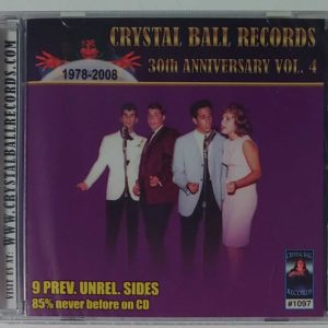 CRYSTAL BALL RECORDS - 30TH ANNIVERSARY  VOL 4   CD   BRAND NEW