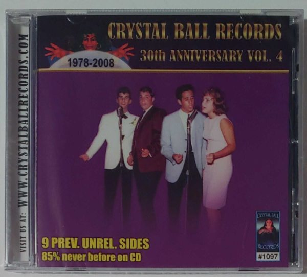 CRYSTAL BALL RECORDS - 30TH ANNIVERSARY  VOL 4   CD   BRAND NEW