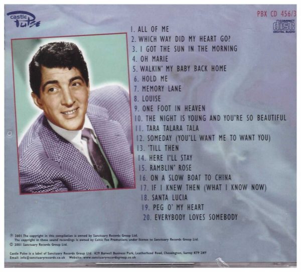 DEAN MARTIN - Four Great Guys - CD - BRAND NEW - Image 3