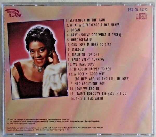 DINAH WASHINGTON - CD - Four Great Gals - LIKE NEW - Image 3